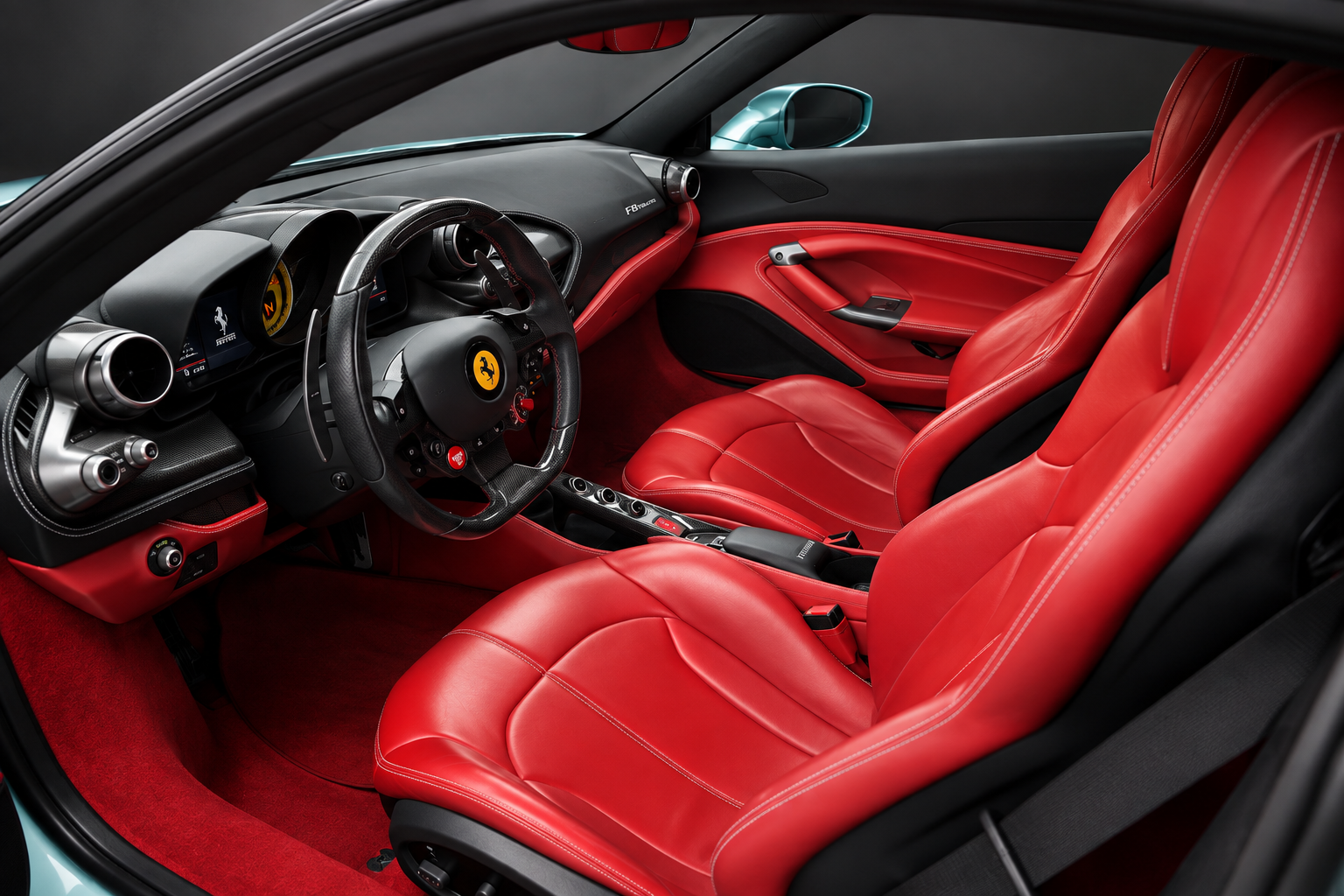 Ferrari F8 Tributo 2020 rental in Dubai thumbnail 9