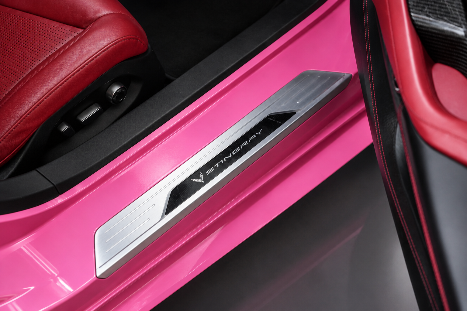 Chevrolet Corvette 2023 Pink rental in Dubai thumbnail 7