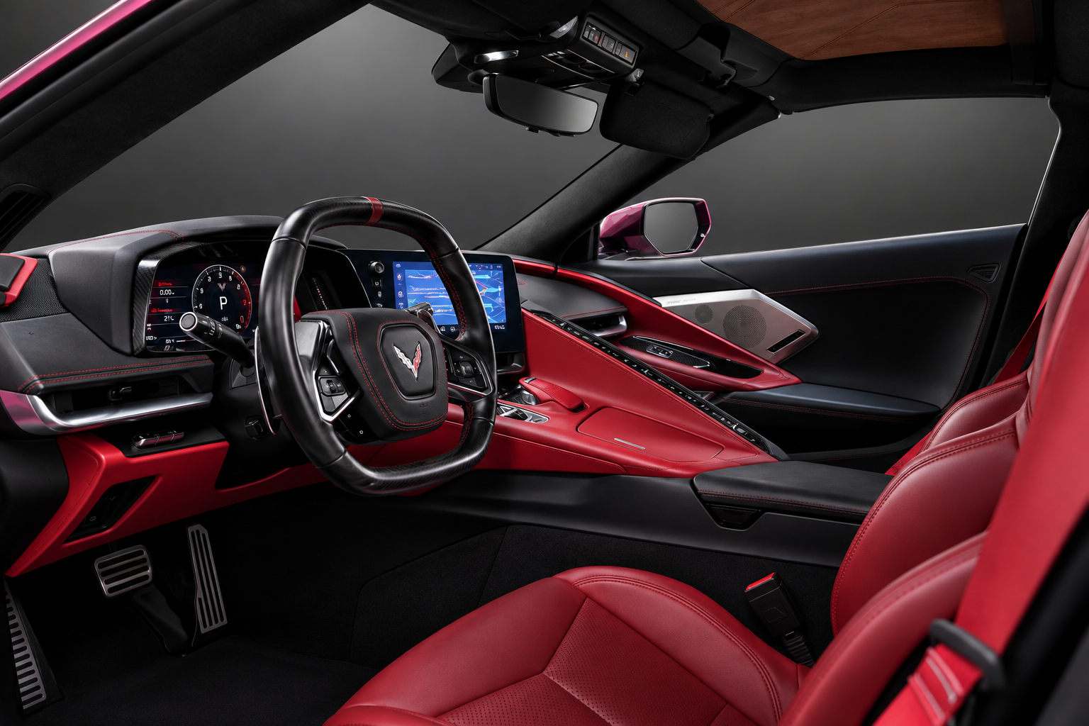 Chevrolet Corvette 2023 Pink rental in Dubai thumbnail 8