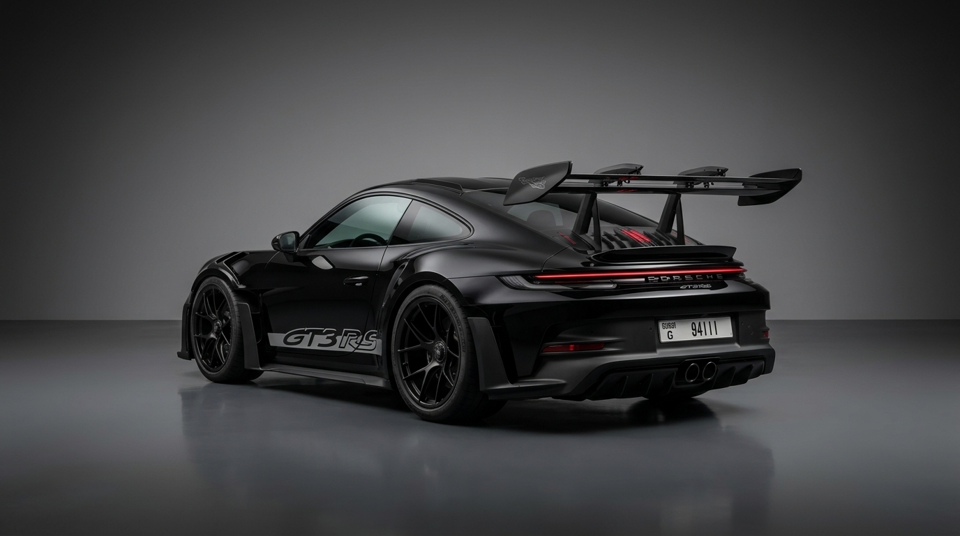 Porsche 911 Gt3 Rs 2025 Black rental in Dubai thumbnail 4