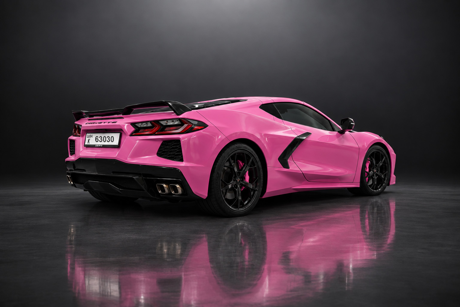 Chevrolet Corvette 2023 Pink rental in Dubai thumbnail 3