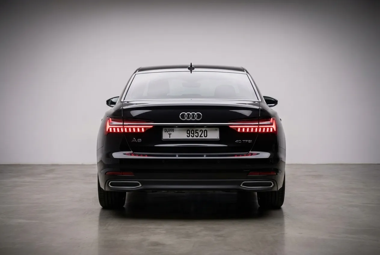 Audi A6 2021 Black rental in Dubai thumbnail 3