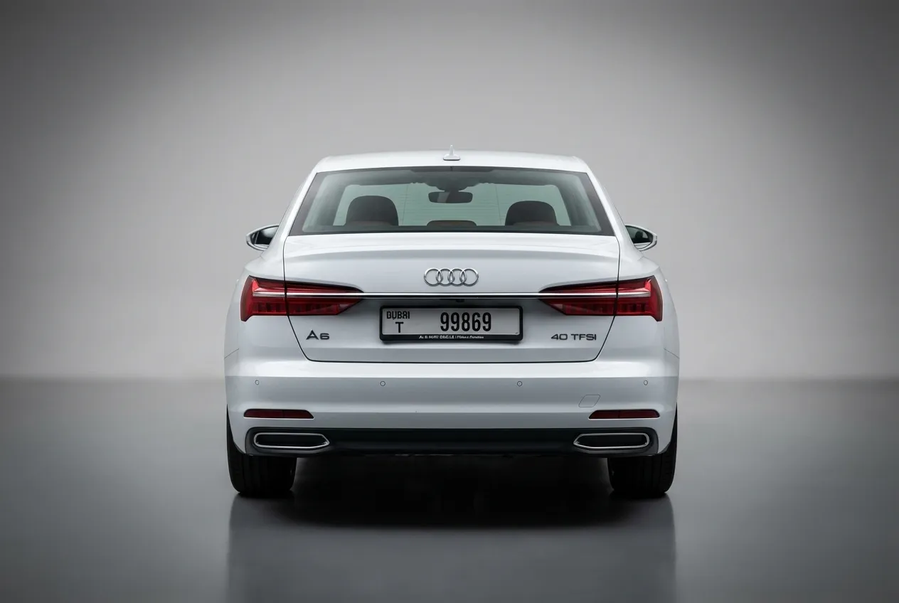 Audi A6 2021 White rental in Dubai thumbnail 3