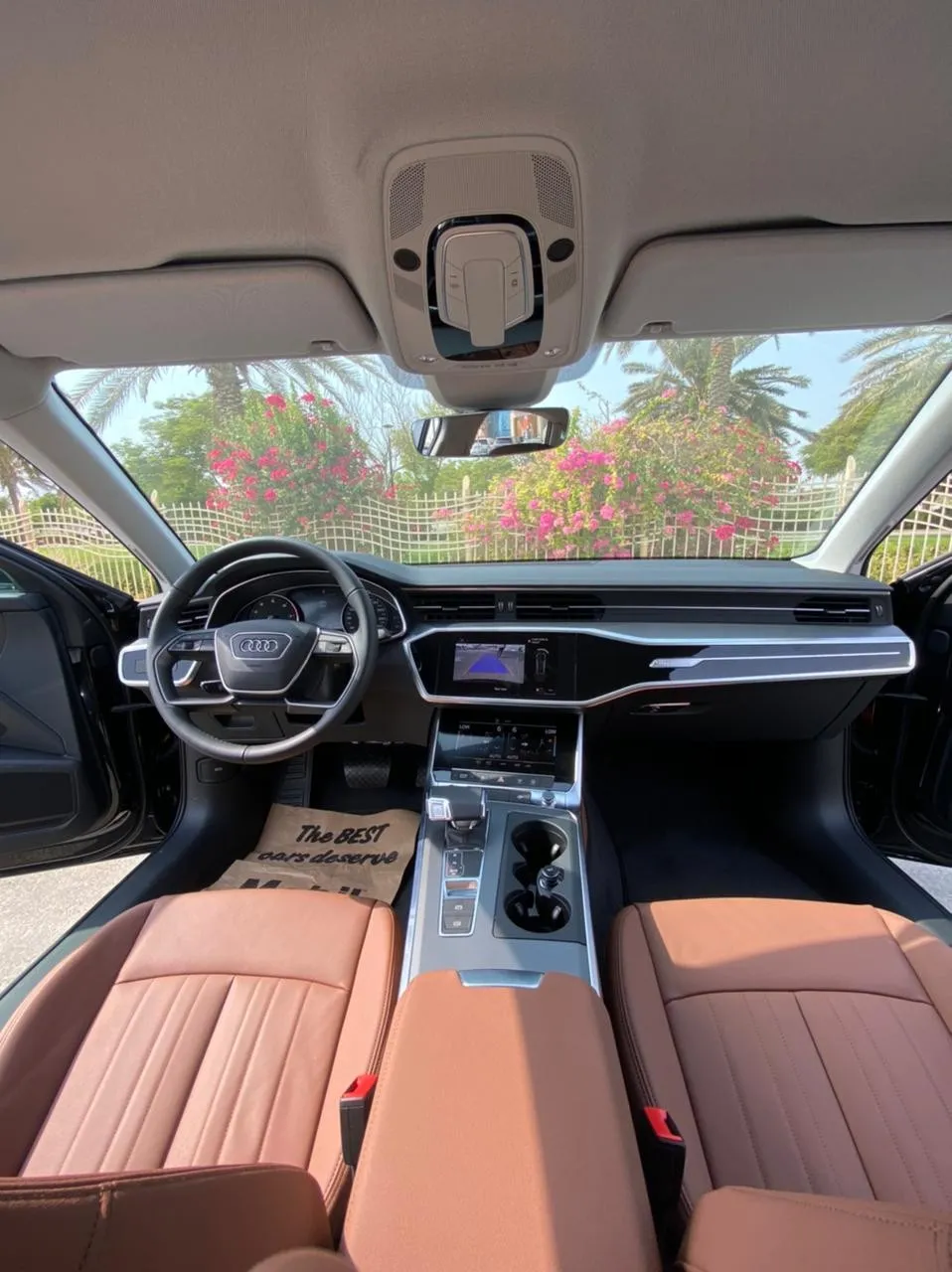 Audi A6 2021 White rental in Dubai thumbnail 4