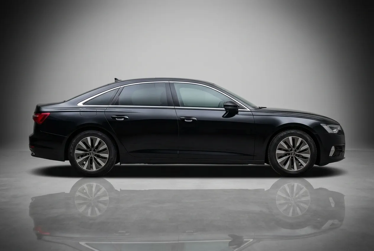 Audi A6 2022 Black rental in Dubai thumbnail 2