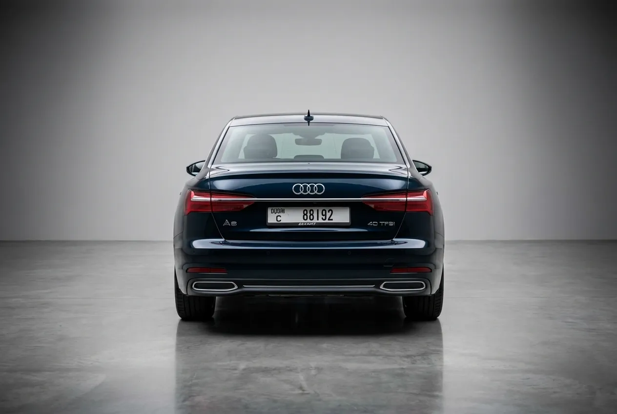Audi A6 2022 Black rental in Dubai thumbnail 3
