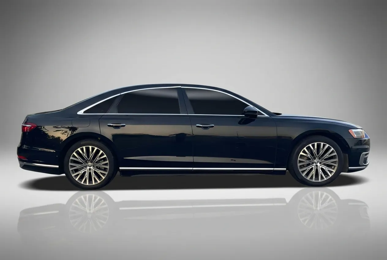 Audi A8 2023 Black rental in Dubai thumbnail 2