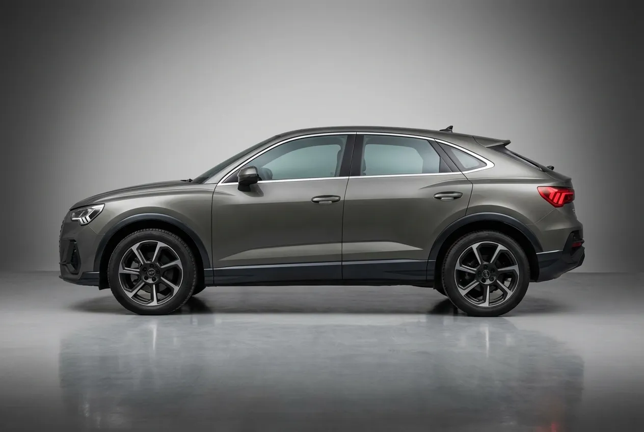 Audi Q3 2022 Grey rental in Dubai thumbnail 2