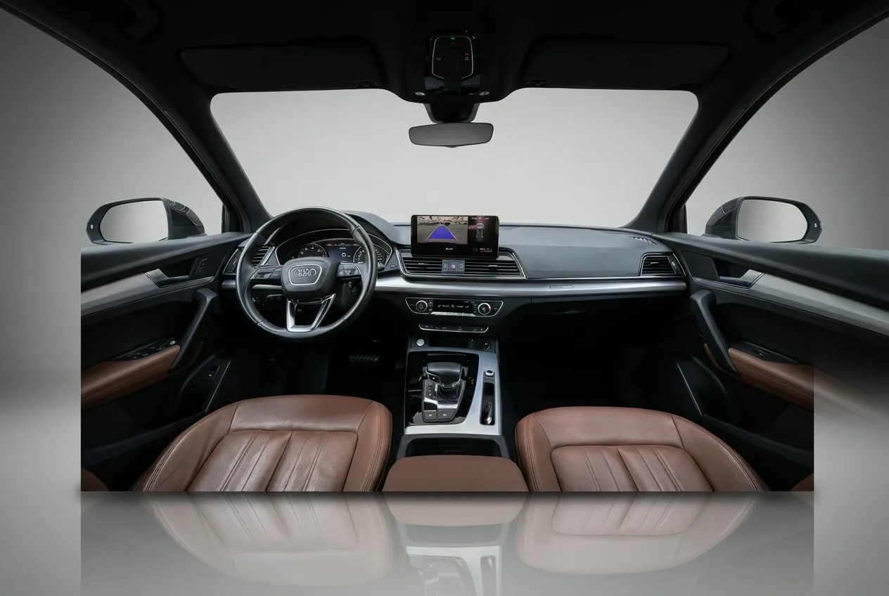 Audi Q5 2023 Black rental in Dubai thumbnail 4
