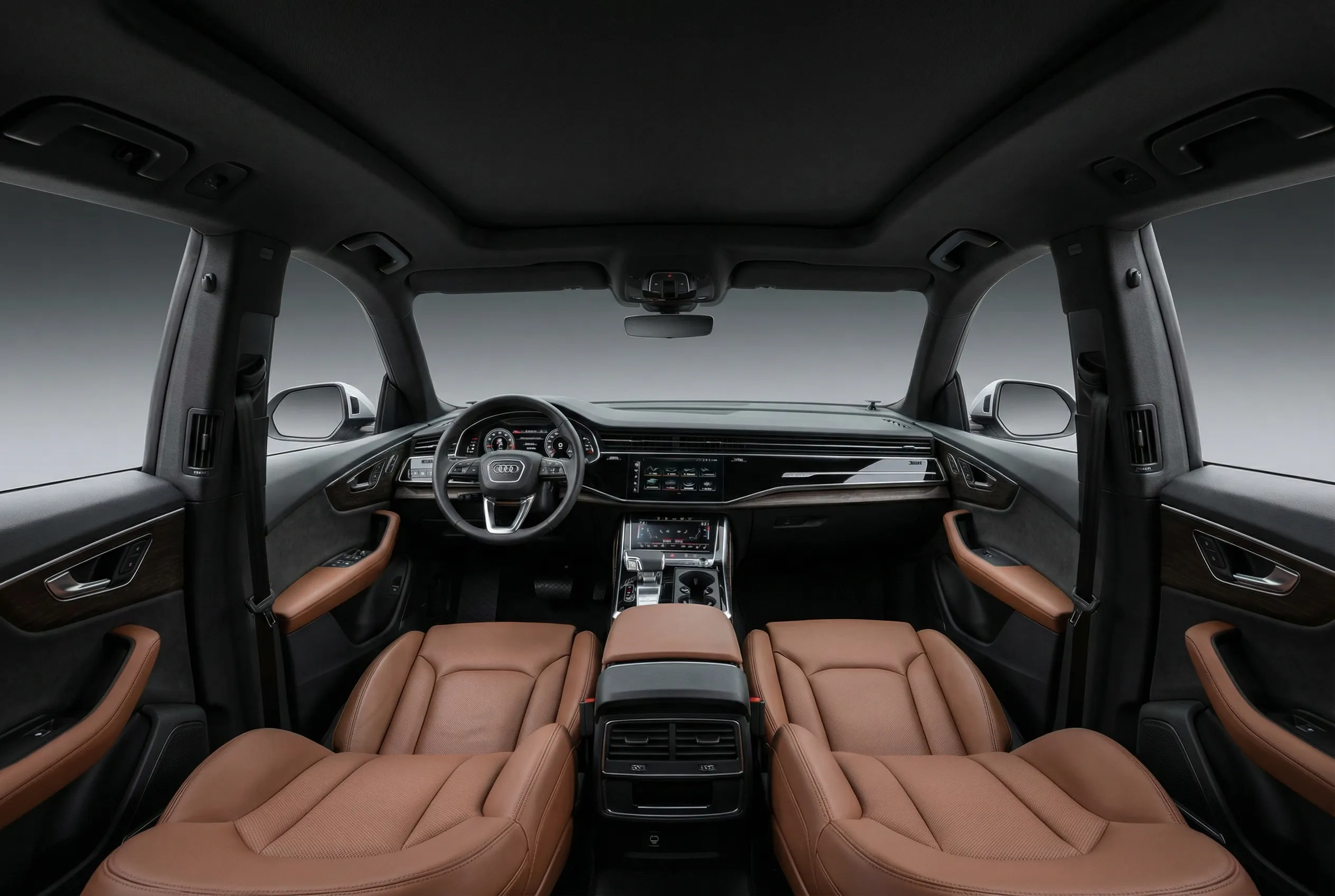 Audi Q8 2021 White rental in Dubai thumbnail 4