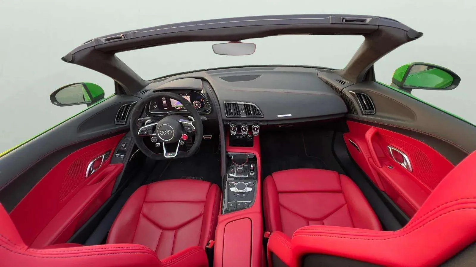 Audi R8 V10 Coupe 2022 Green rental in Dubai thumbnail 5