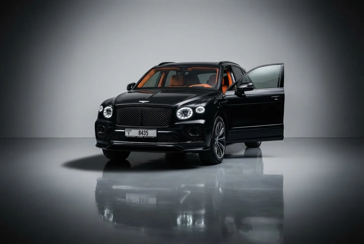 Bentley Bentayga 2022 Green rental Dubai