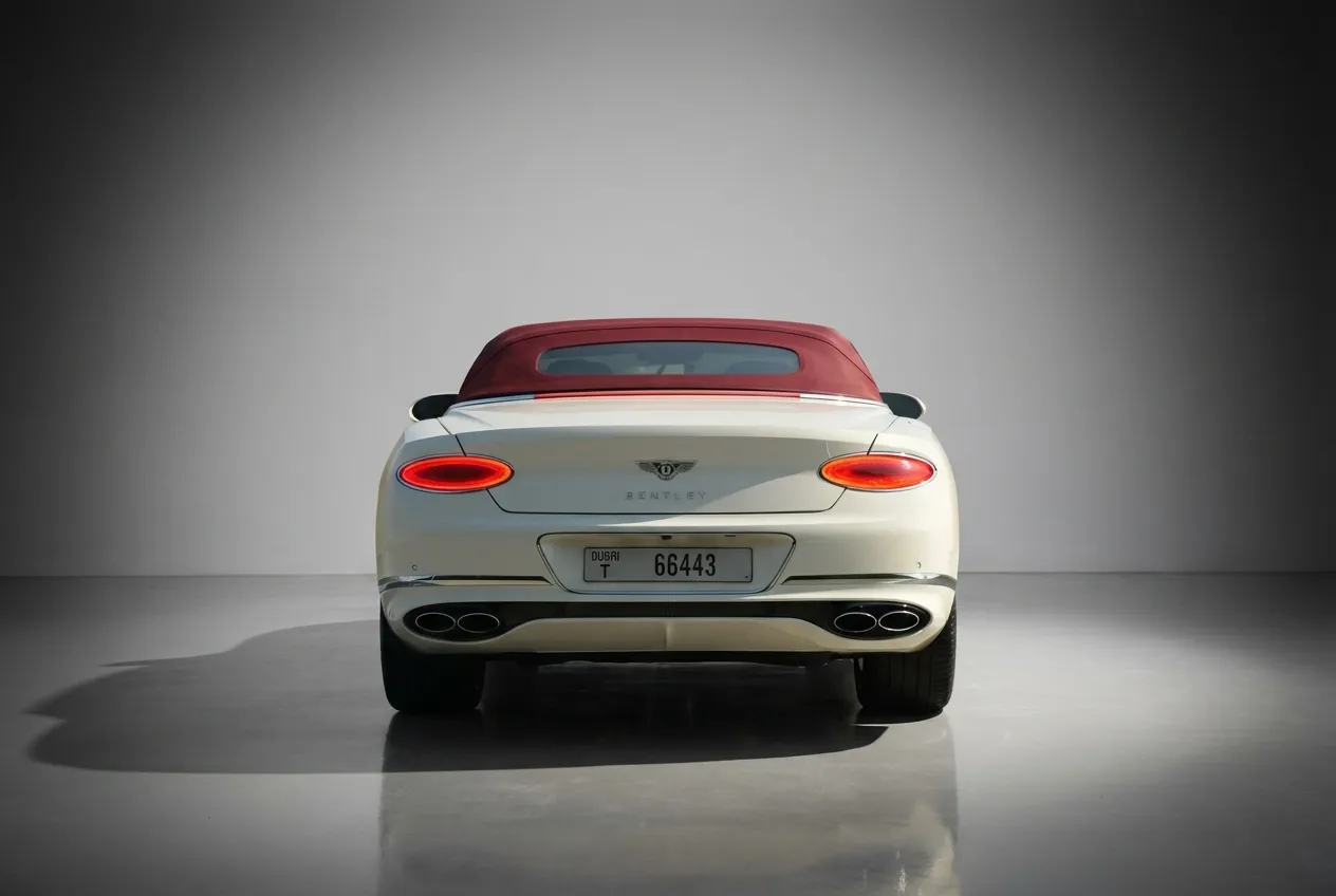 Bentley Continental Gtc 2022 White rental in Dubai thumbnail 5