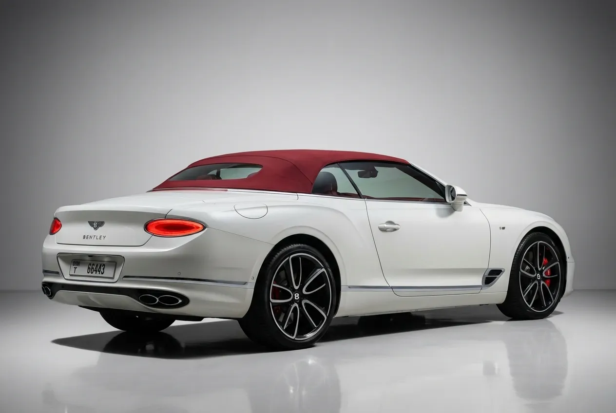 Bentley Continental Gtc 2022 White rental in Dubai thumbnail 4