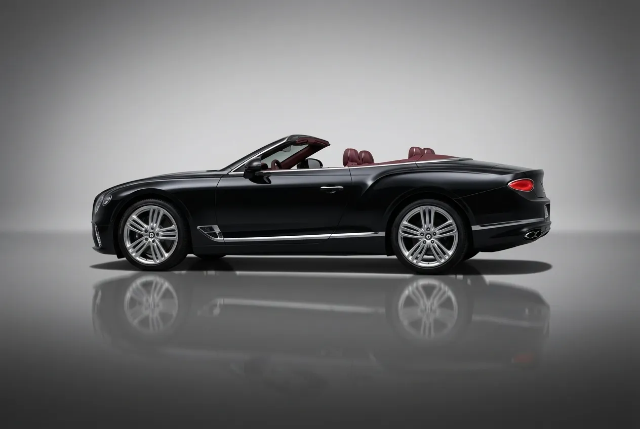 Bentley Continental Gtc 2024 Black rental in Dubai thumbnail 3