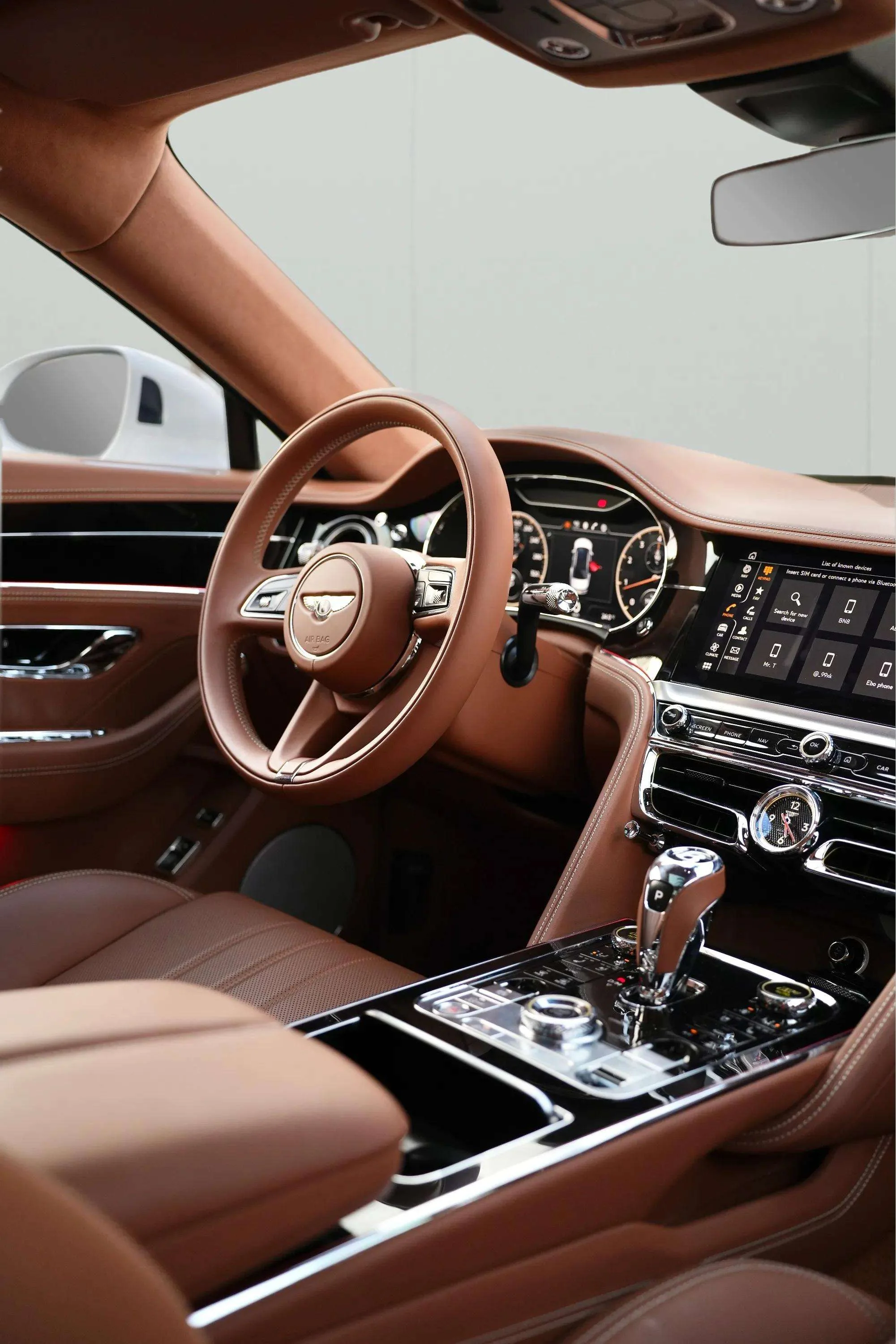 Bentley Flying Spur 2025 White rental in Dubai thumbnail 10