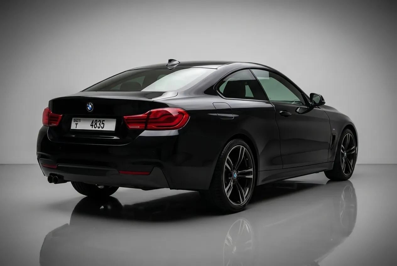 Bmw 430i 2023 Black rental in Dubai thumbnail 3
