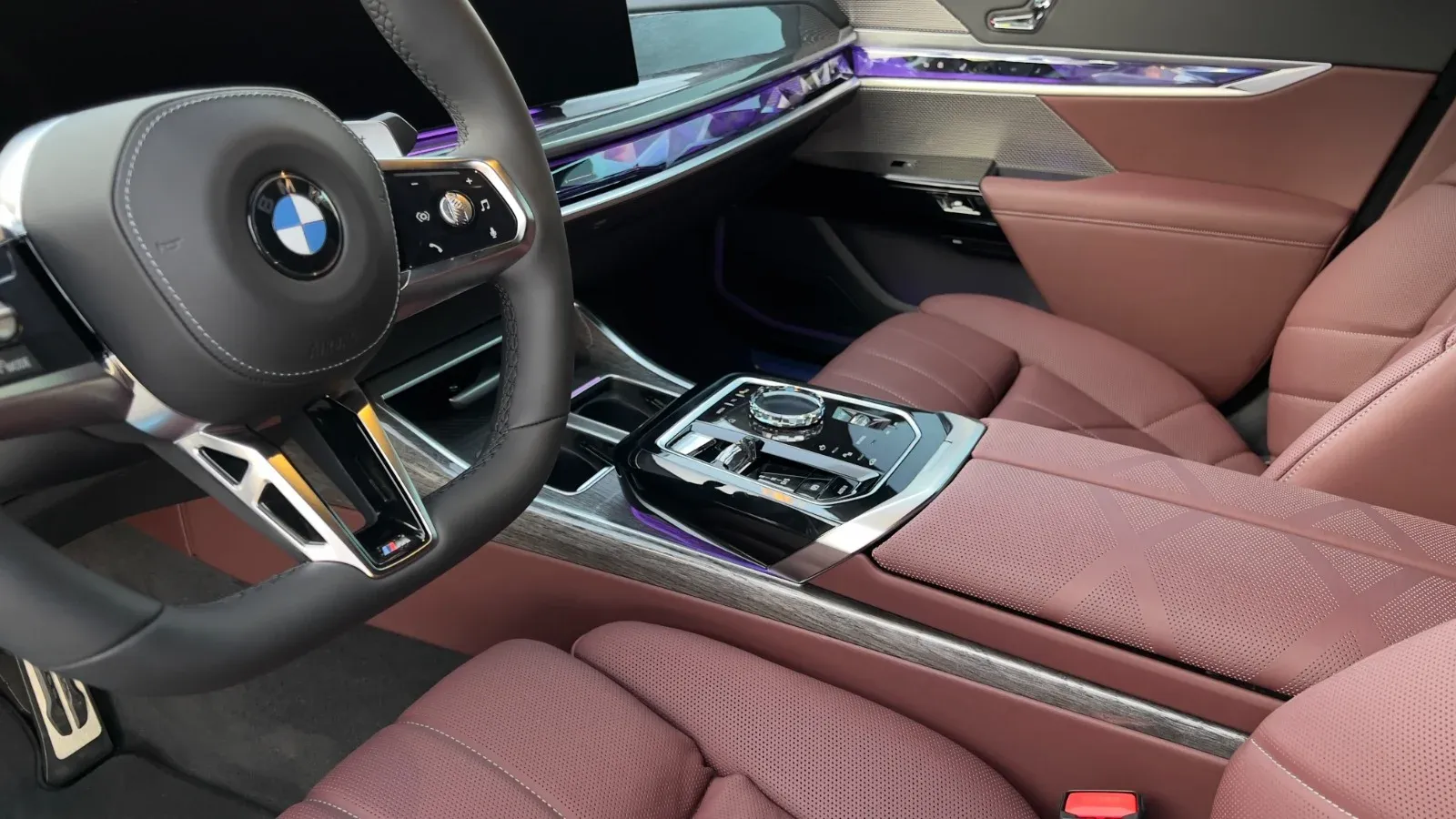Bmw 735i 2025 Blue rental in Dubai thumbnail 5