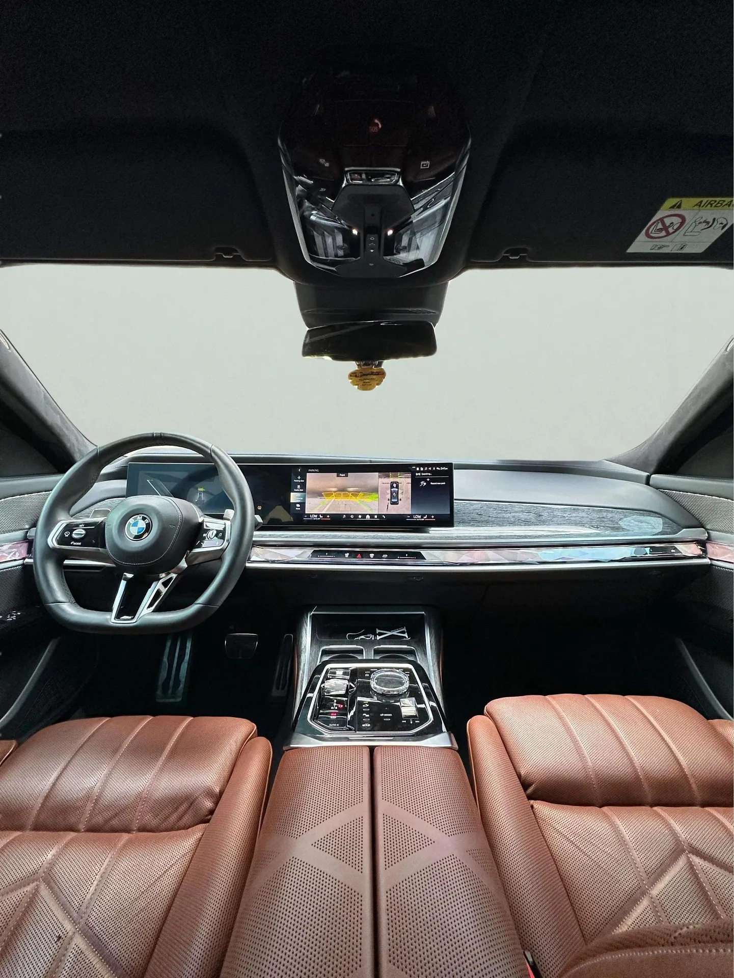 Bmw 735i 2024 Black rental in Dubai thumbnail 4