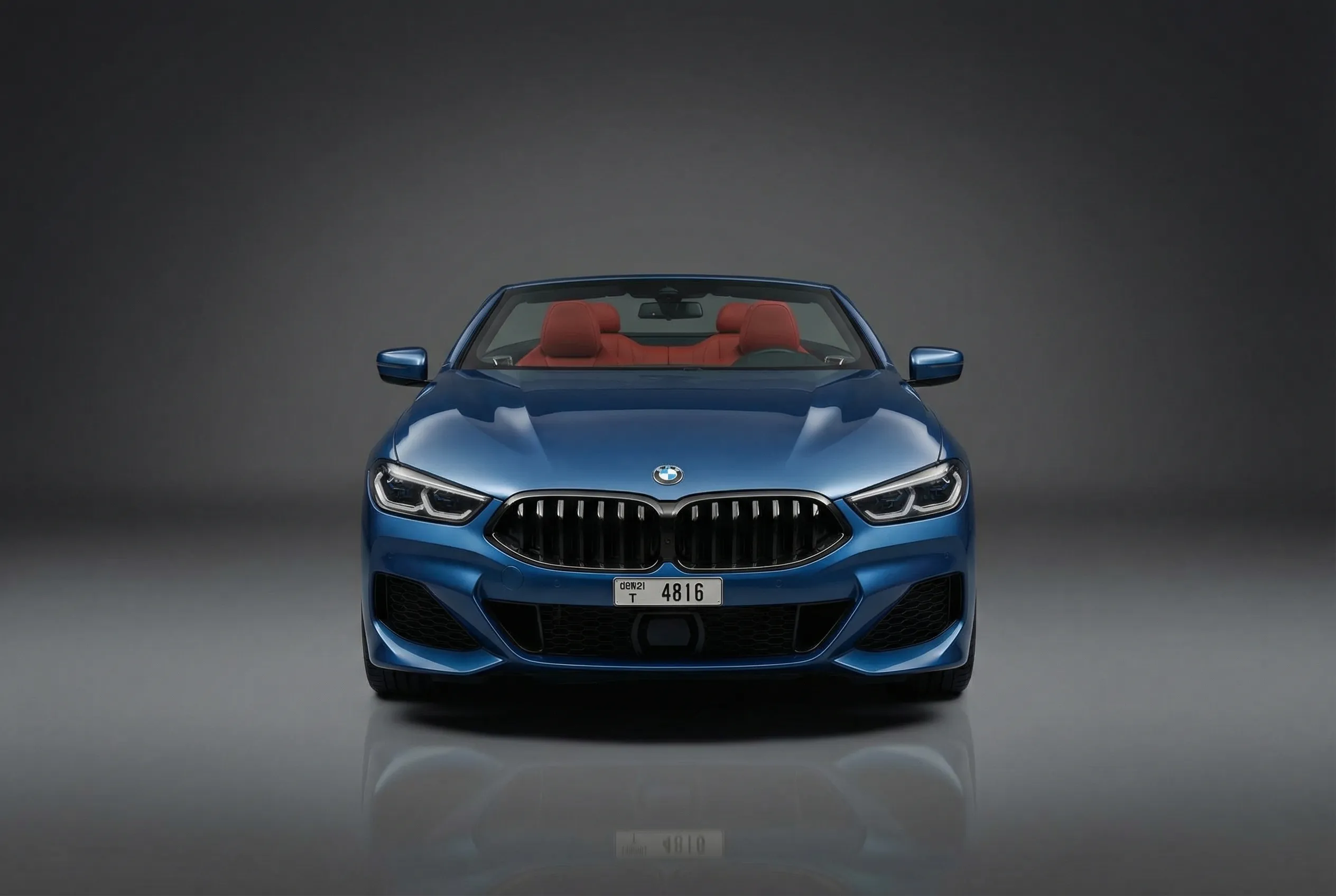 Bmw 850i 2023 Blue rental in Dubai 1
