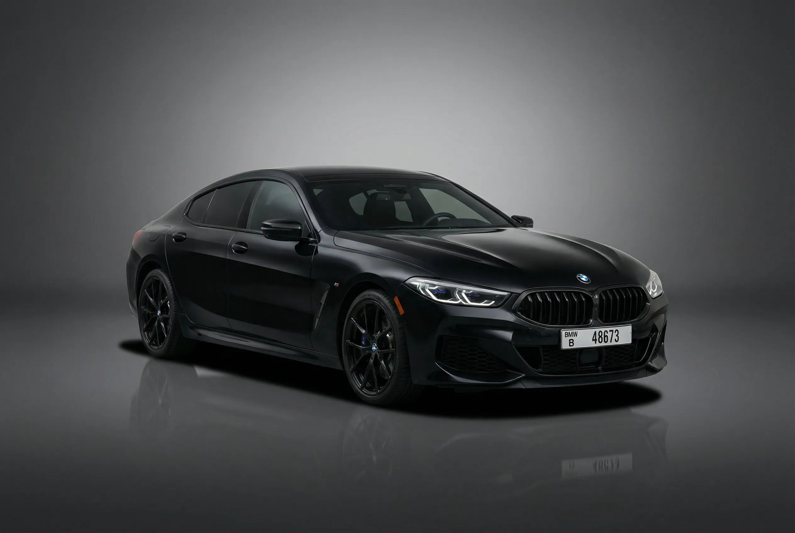 Bmw 850i 2022 Black rental in Dubai thumbnail 2