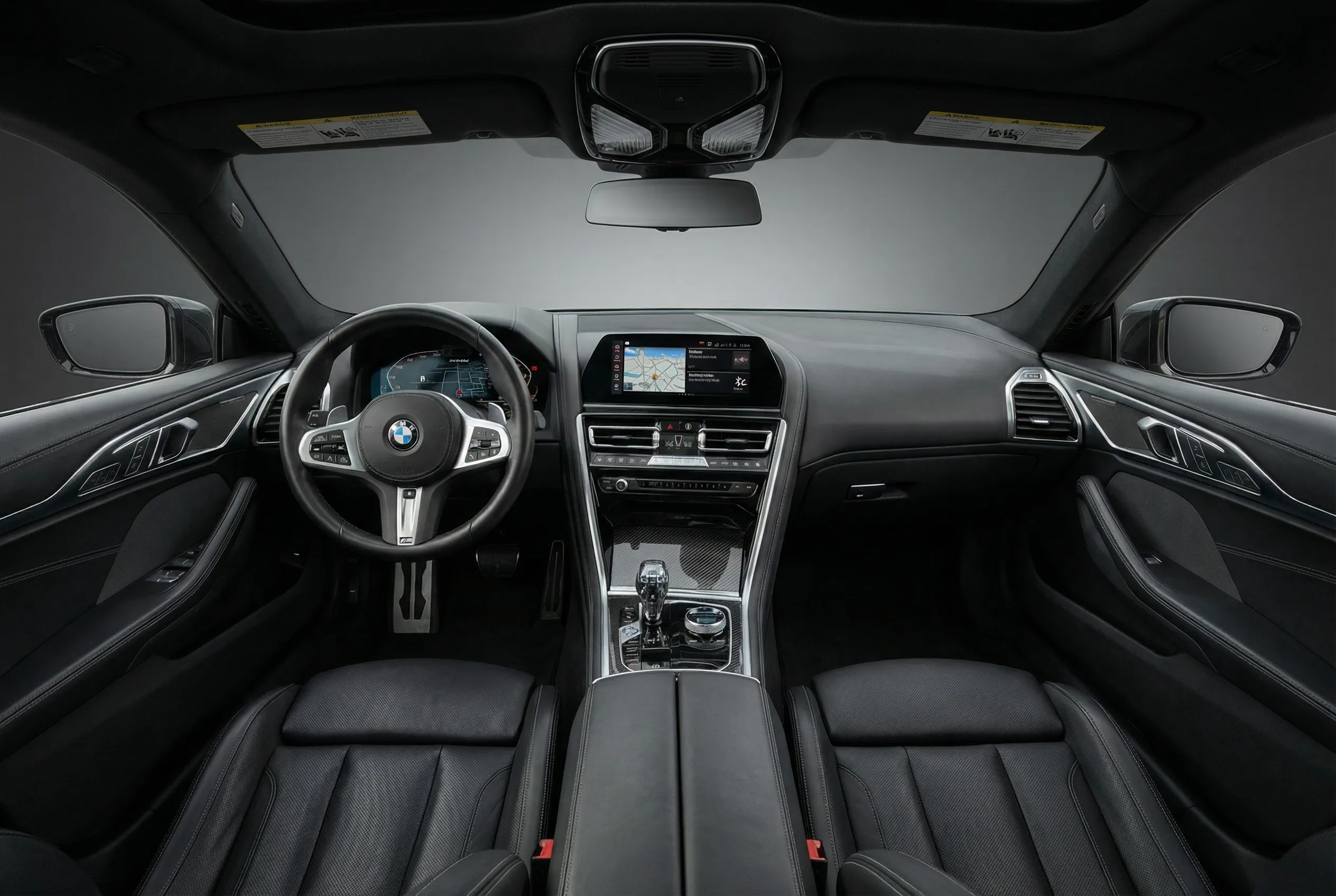 Bmw 850i 2022 Black rental in Dubai thumbnail 4