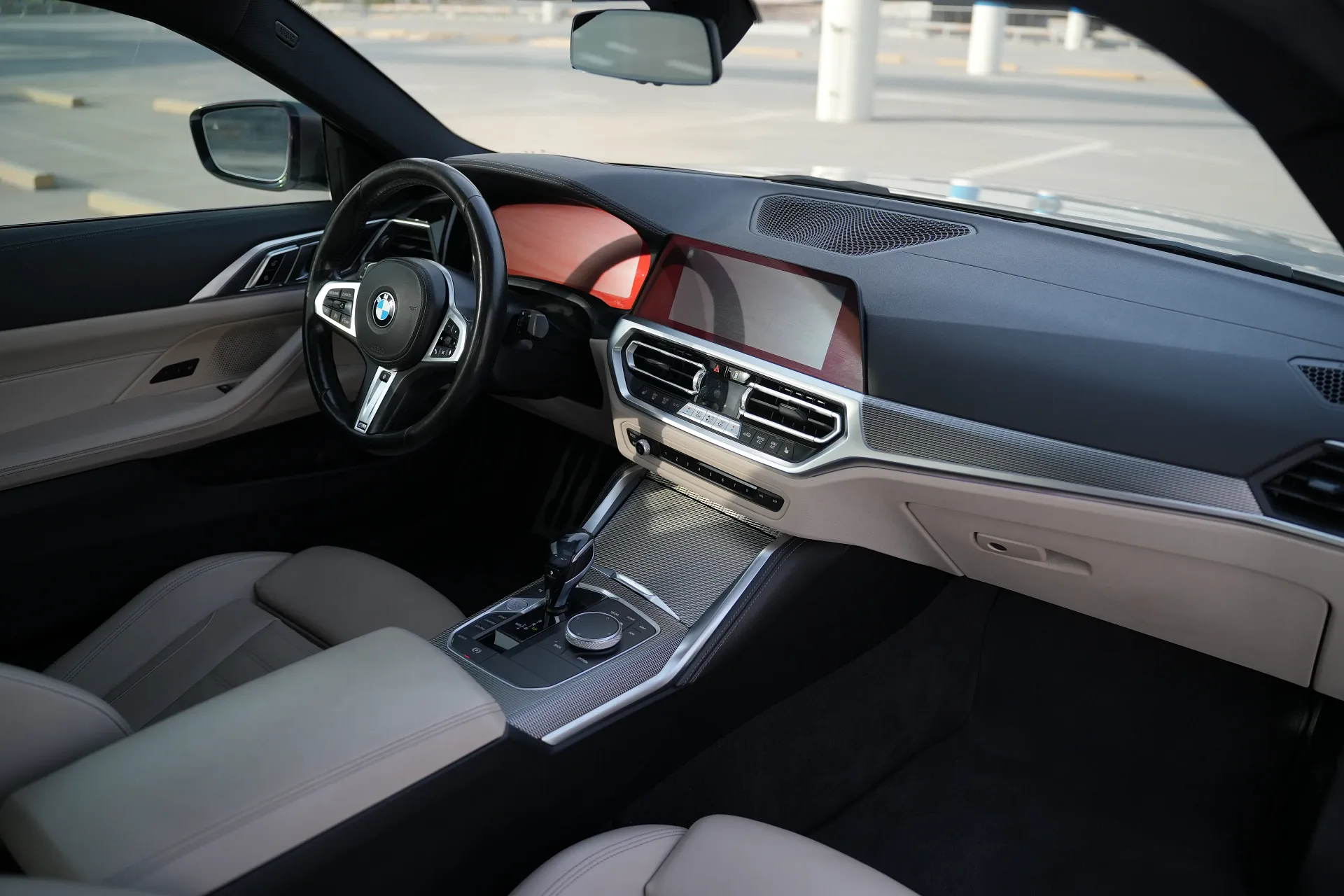 Bmw M440i 2023 White rental in Dubai thumbnail 5