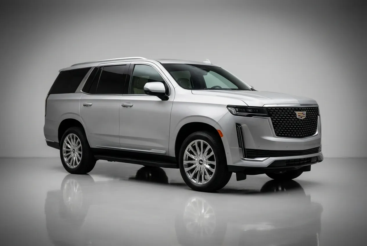 Cadillac Escalade 2021 Golden rental in Dubai thumbnail 2