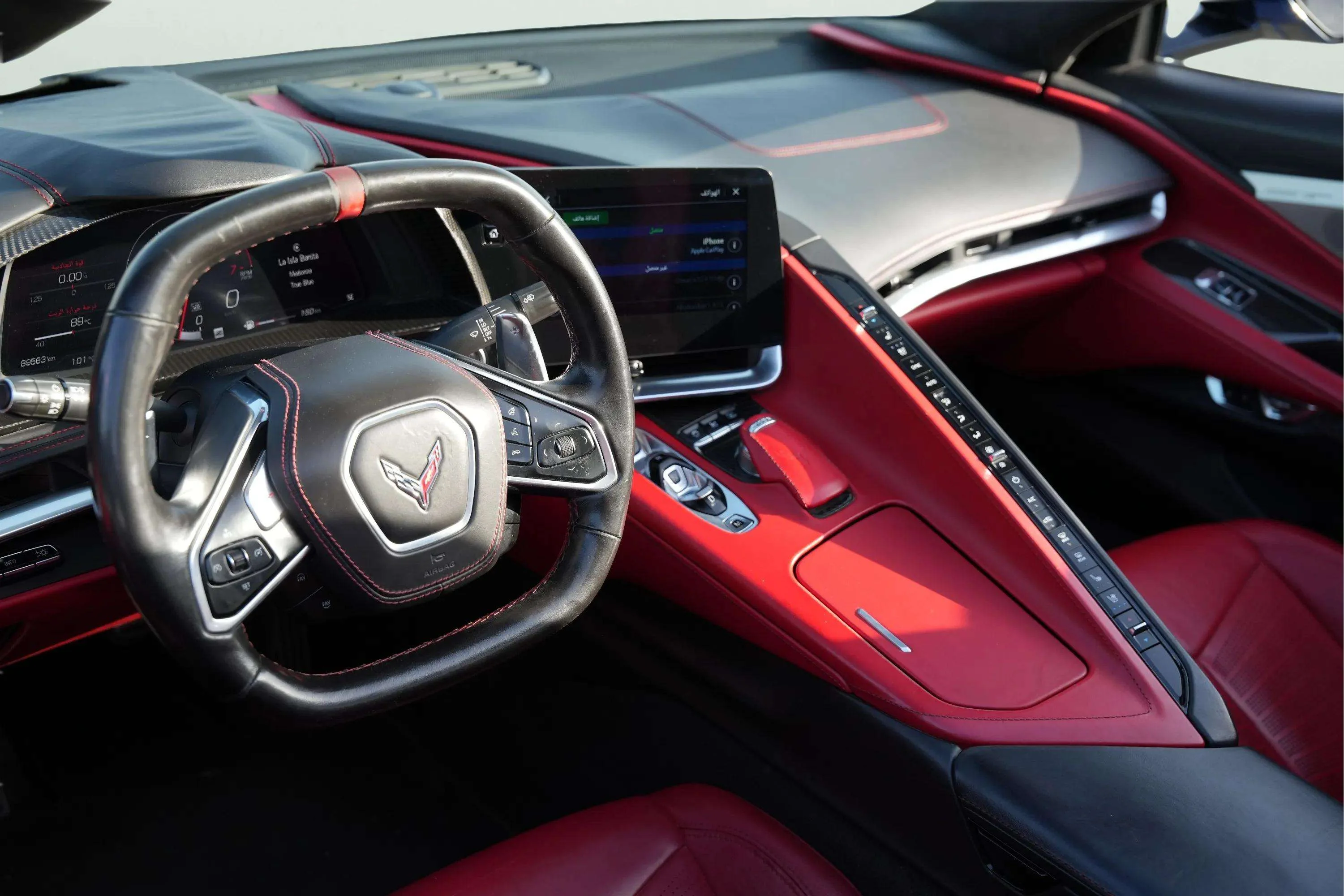 Chevrolet Corvette 2022 Blue rental in Dubai thumbnail 5