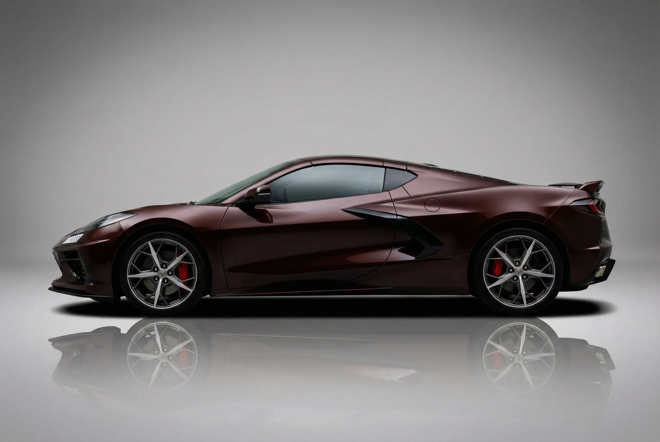 Chevrolet Corvette 2022 Brown rental in Dubai thumbnail 2