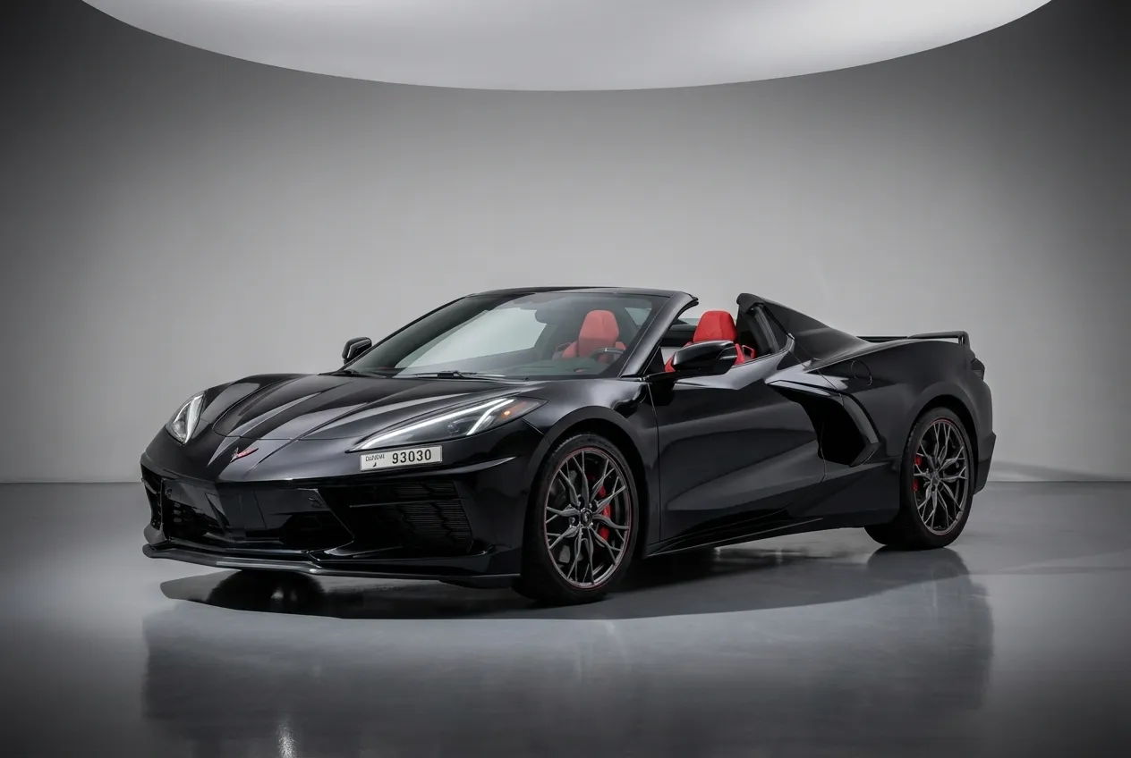 Chevrolet Corvette 2023 Black rental Dubai
