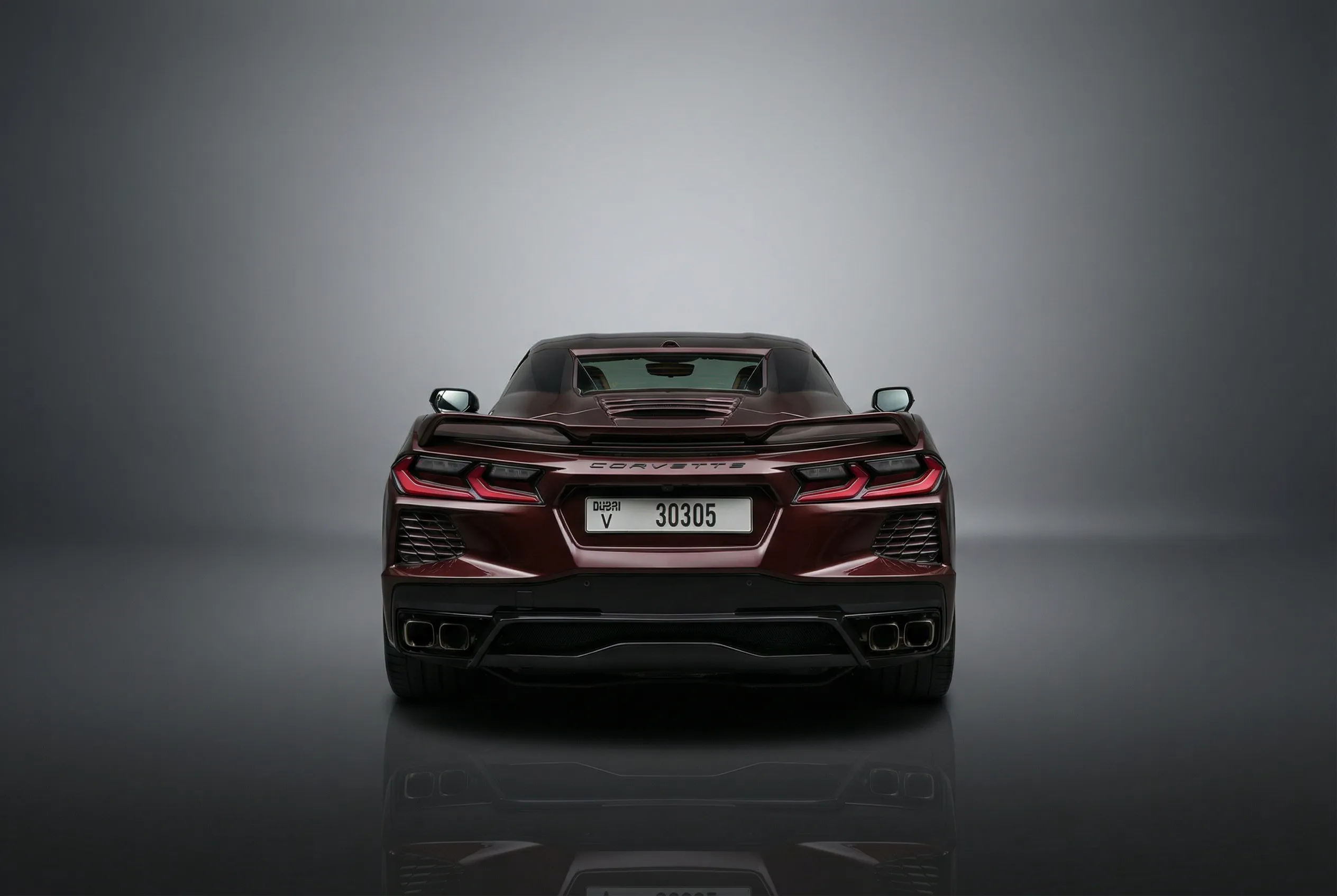 Chevrolet Corvette 2023 Brown rental in Dubai thumbnail 3