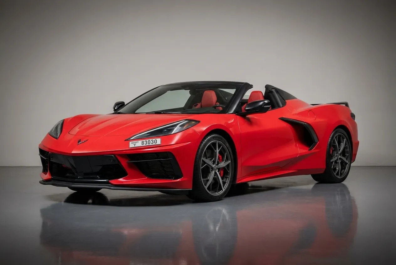 Chevrolet Corvette 2024 Red rental Dubai
