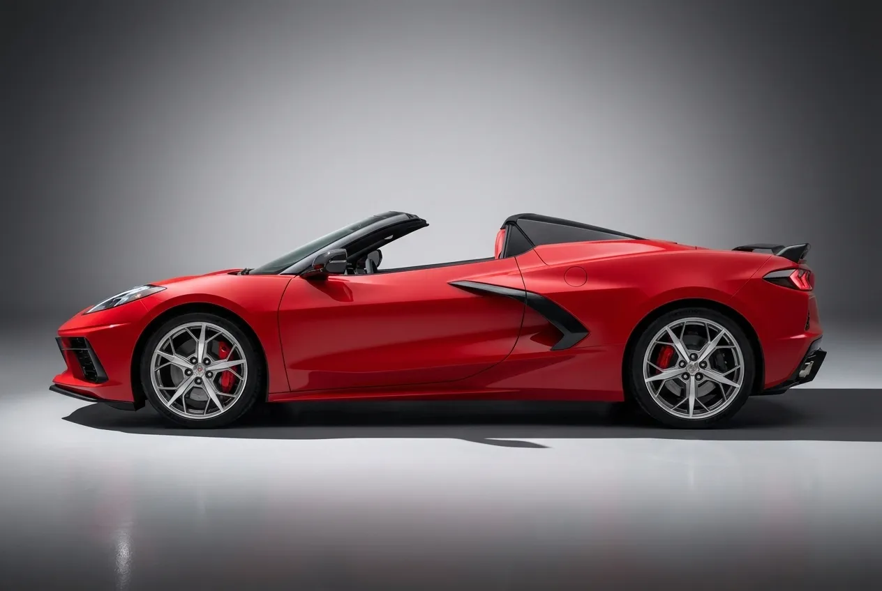 Chevrolet Corvette 2024 Red rental in Dubai thumbnail 3