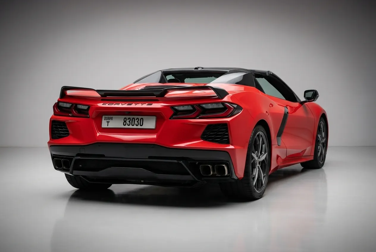 Chevrolet Corvette 2024 Red rental in Dubai thumbnail 4