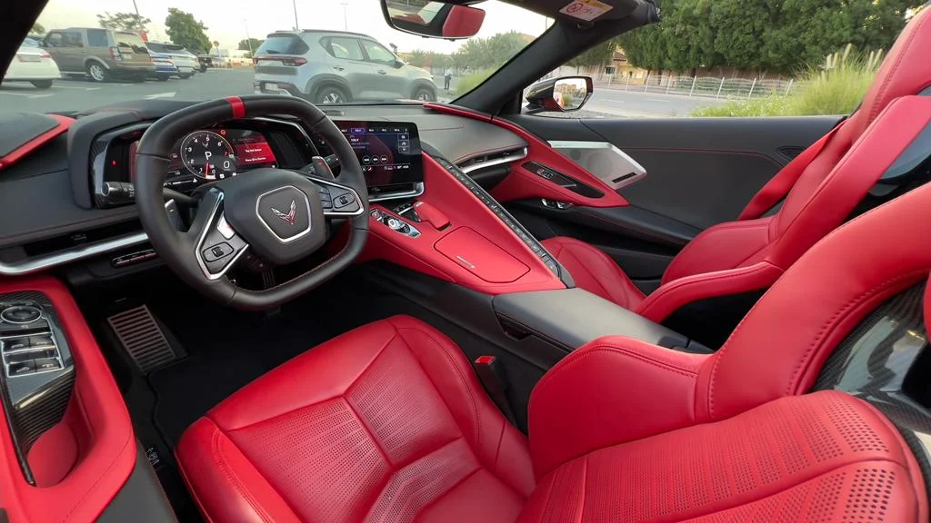 Chevrolet Corvette 2024 Red rental in Dubai thumbnail 5