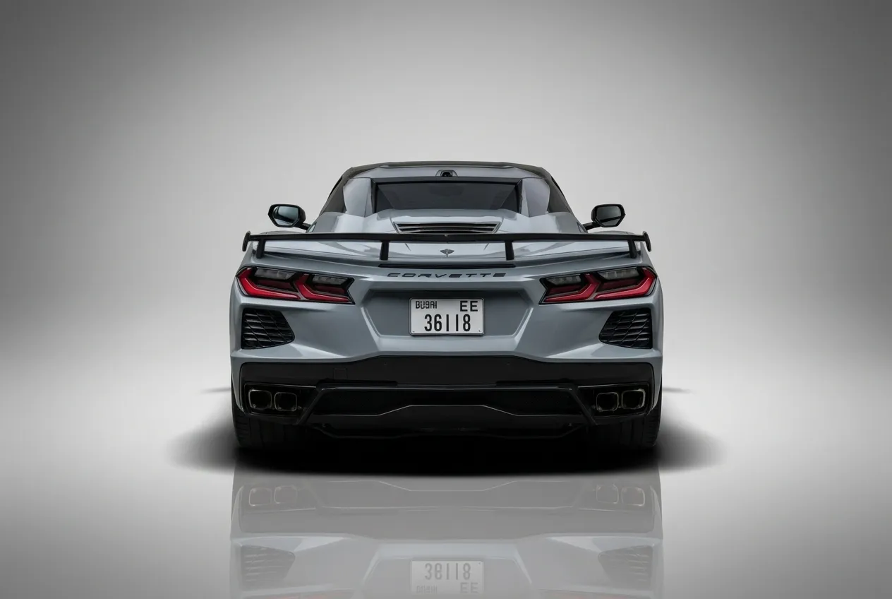 Chevrolet Corvette 2026 Grey rental in Dubai thumbnail 3