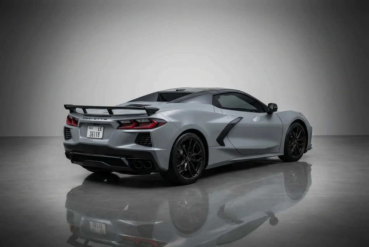 Chevrolet Corvette 2026 Grey rental in Dubai thumbnail 2