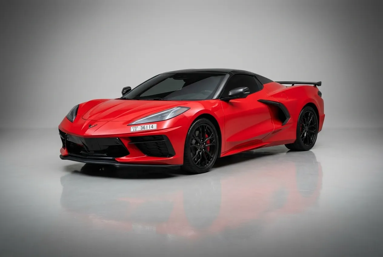 Chevrolet Corvette 2025 Red rental Dubai