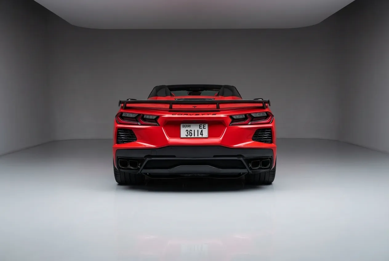 Chevrolet Corvette 2025 Red rental in Dubai thumbnail 4