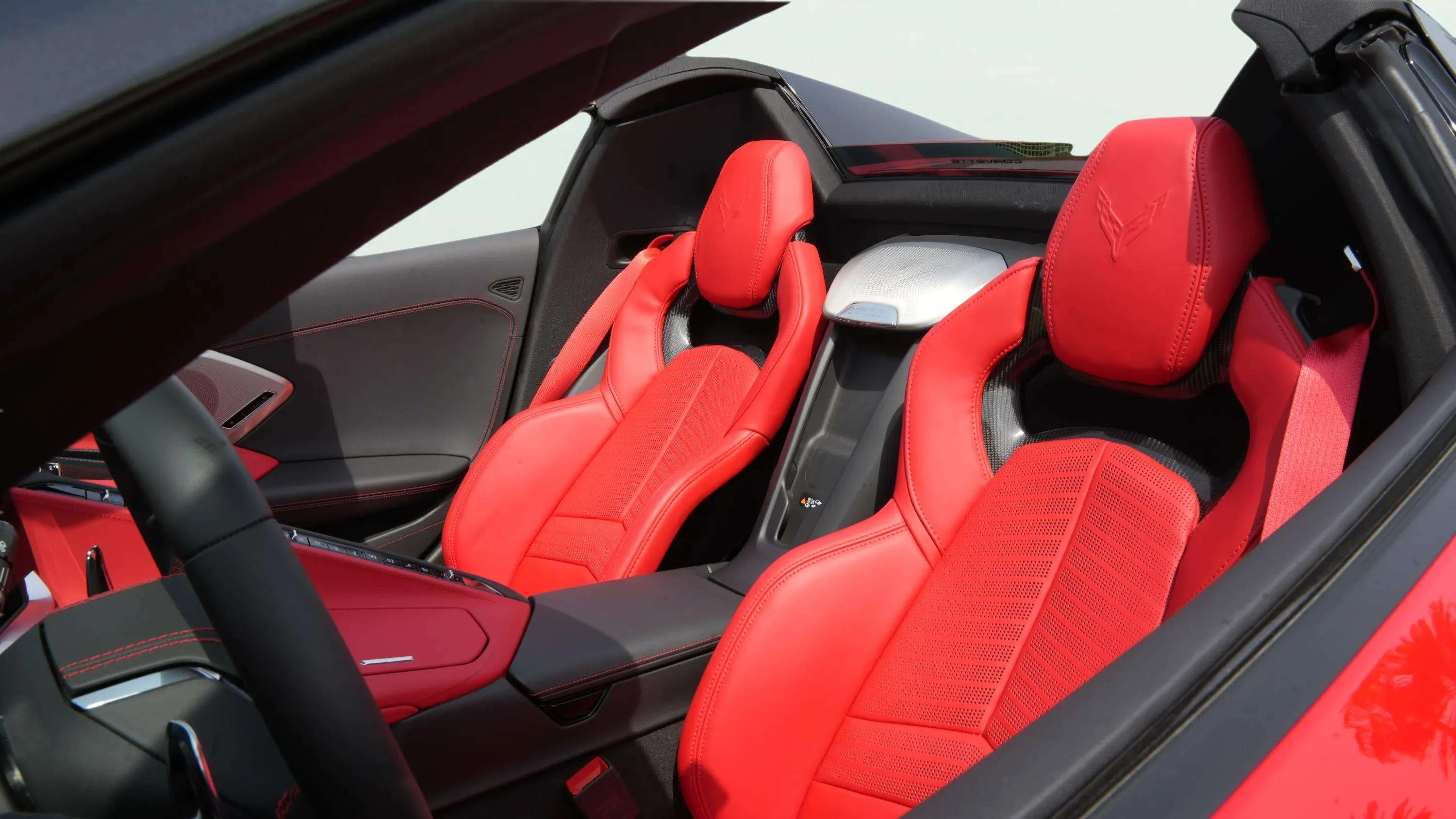 Chevrolet Corvette 2025 Red rental in Dubai thumbnail 5