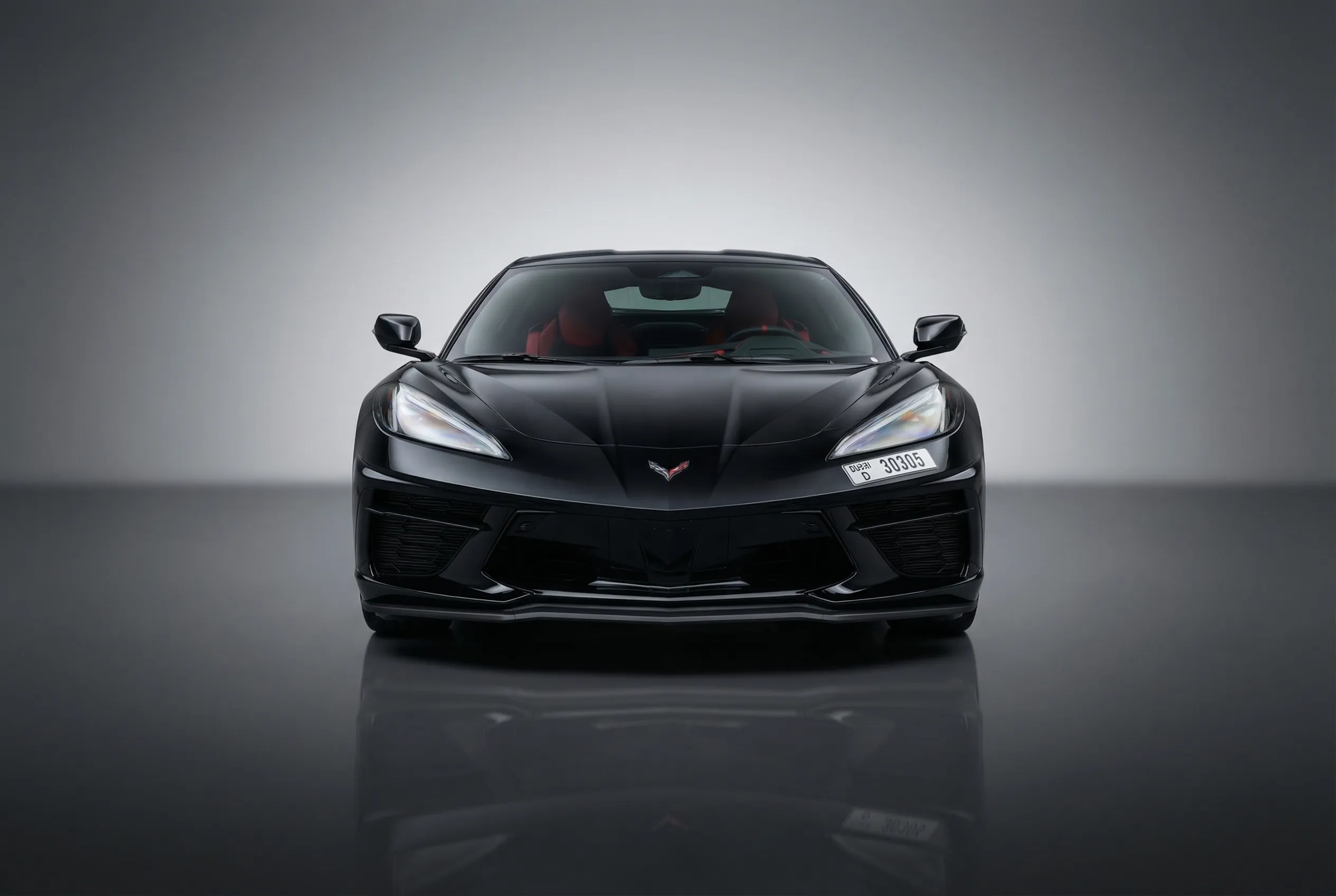 Chevrolet Corvette 2026 Black rental Dubai