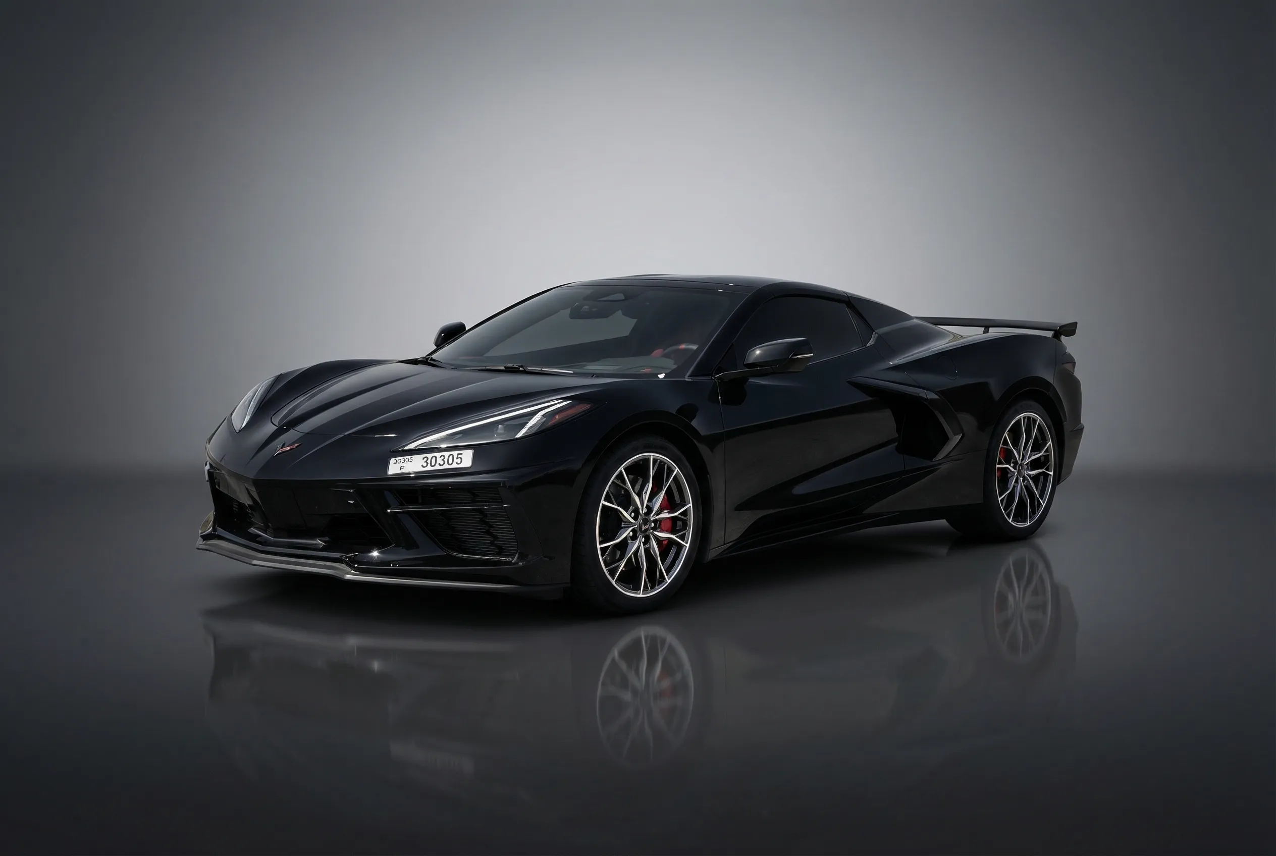 Chevrolet Corvette 2026 Black rental in Dubai thumbnail 2