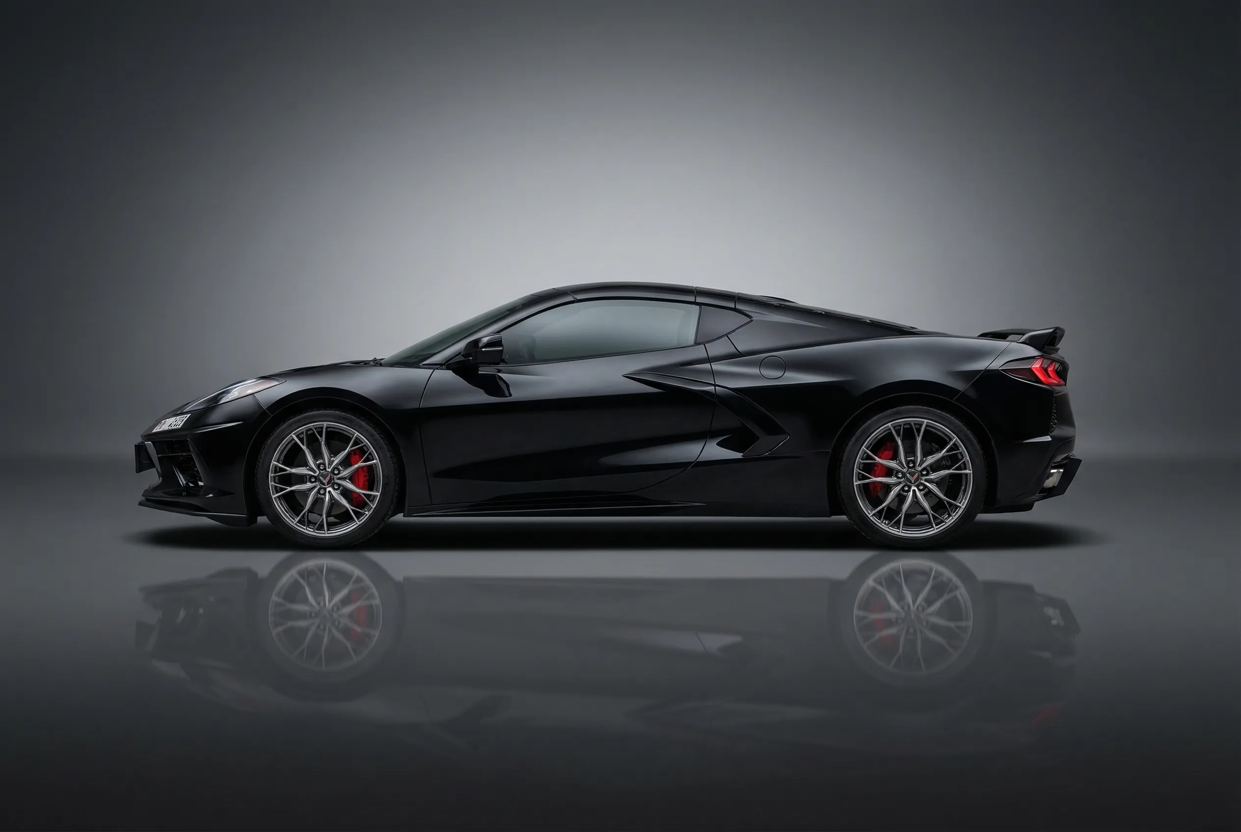 Chevrolet Corvette 2026 Black rental in Dubai thumbnail 3