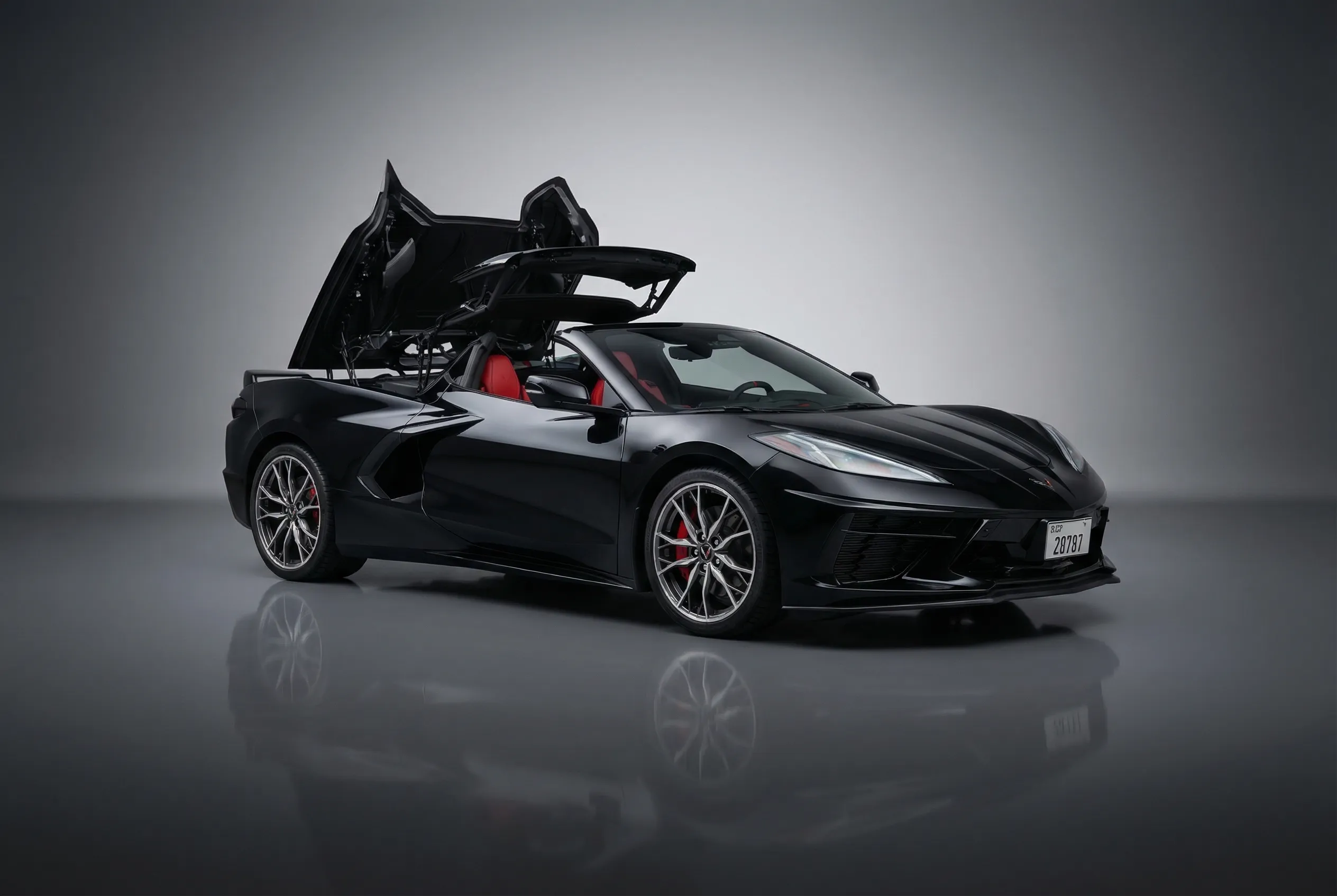 Chevrolet Corvette 2026 Black rental in Dubai thumbnail 4