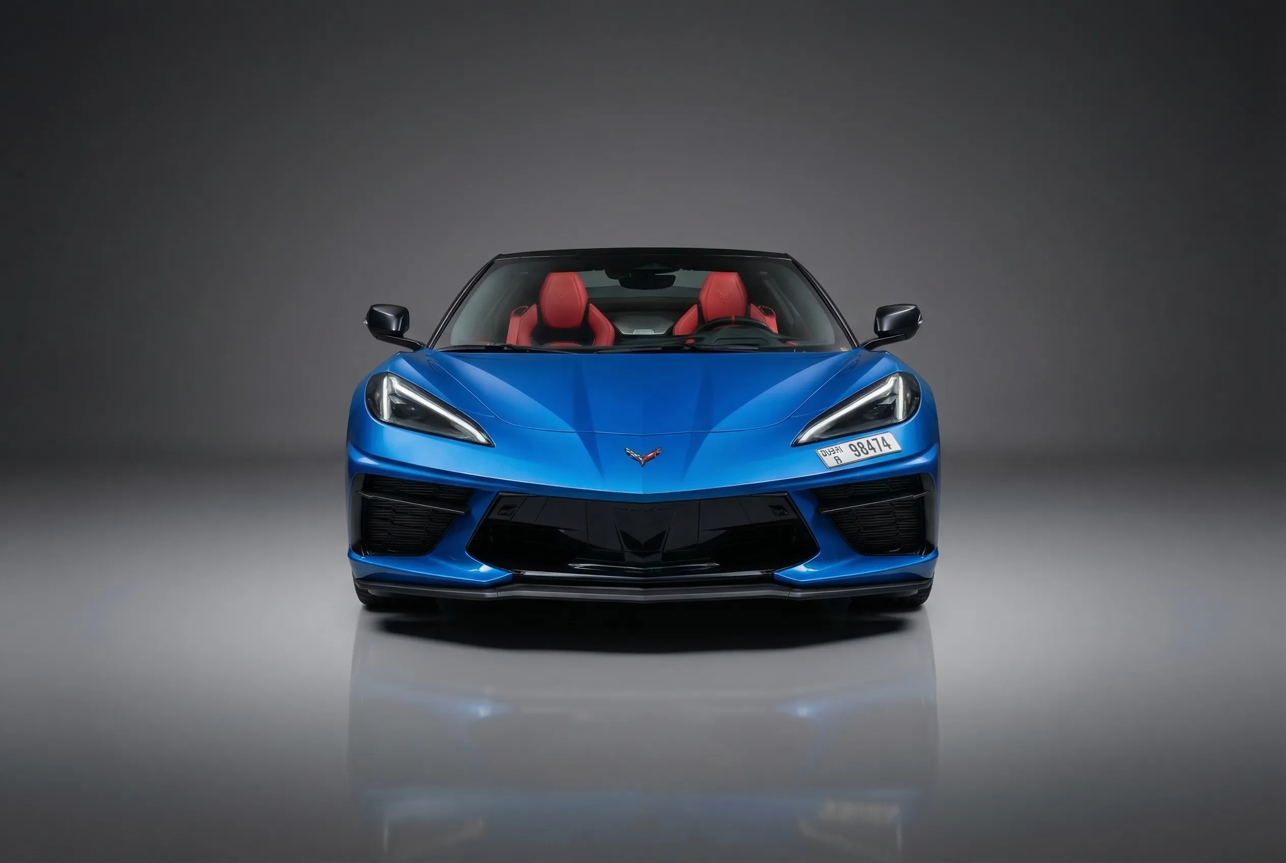 Chevrolet Corvette 2026 Blue rental Dubai