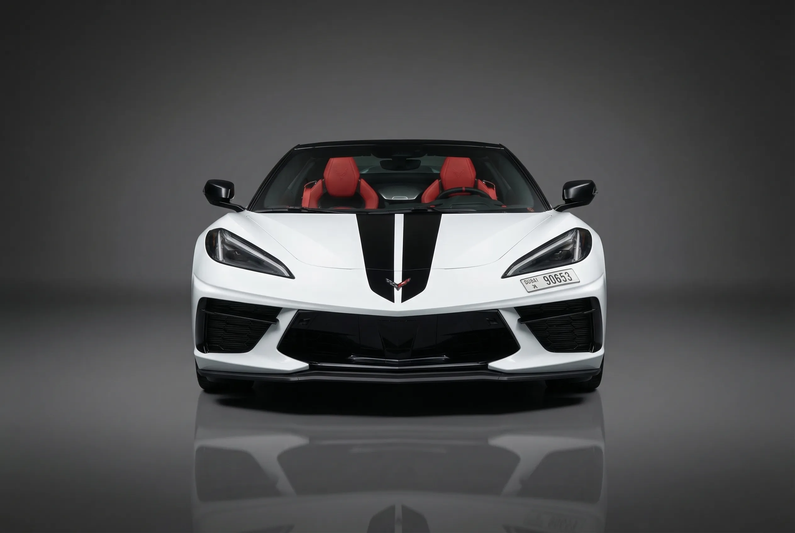 Chevrolet Corvette 2026 White rental in Dubai thumbnail 2