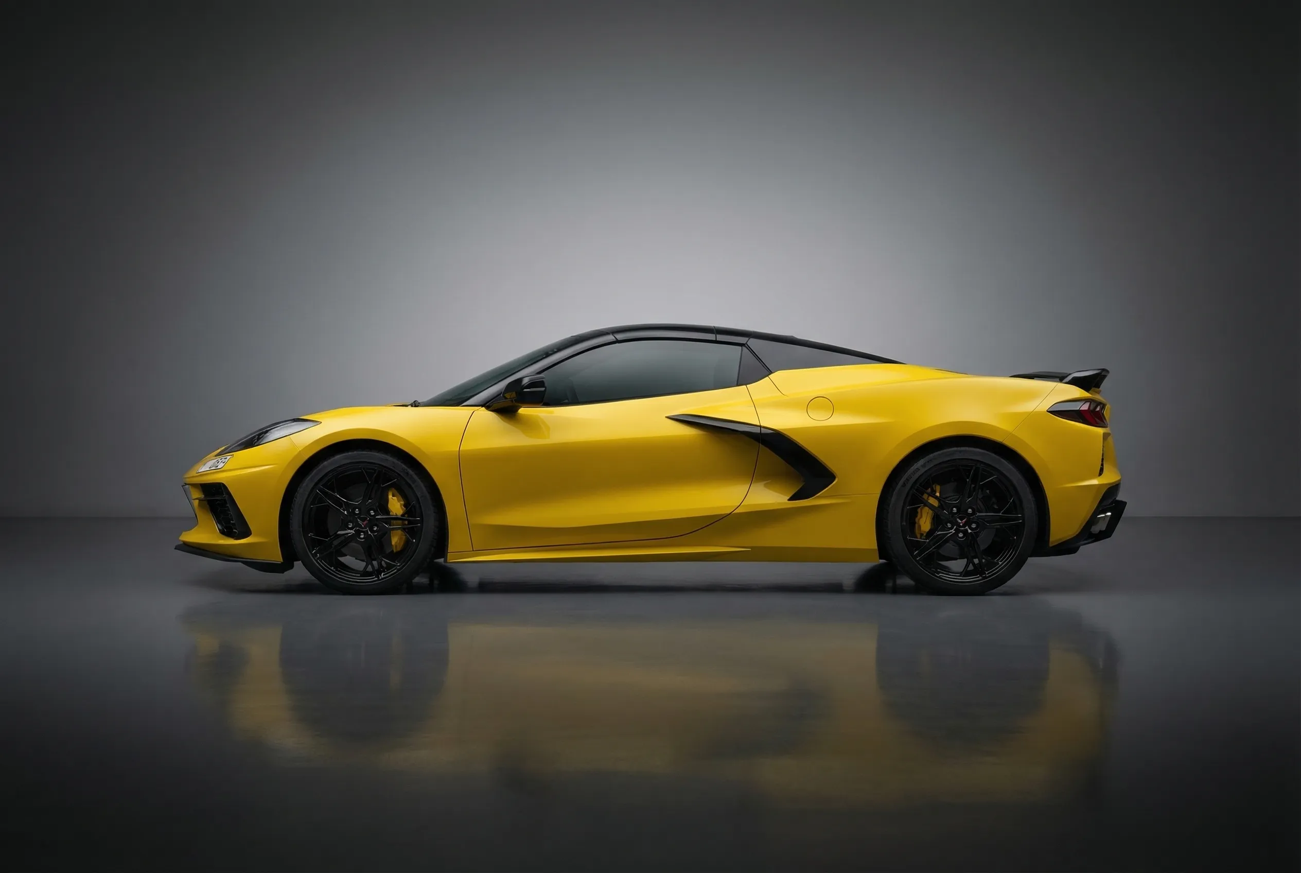Chevrolet Corvette 2026 Yellow rental in Dubai thumbnail 4
