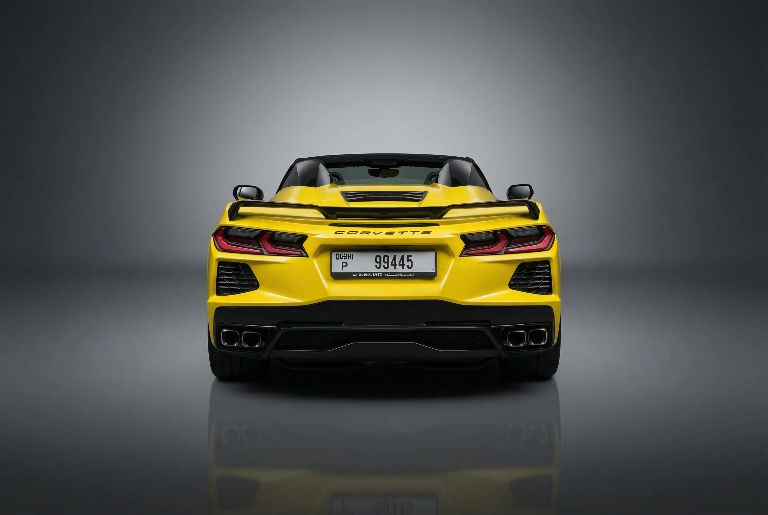 Chevrolet Corvette 2026 Yellow rental in Dubai thumbnail 5