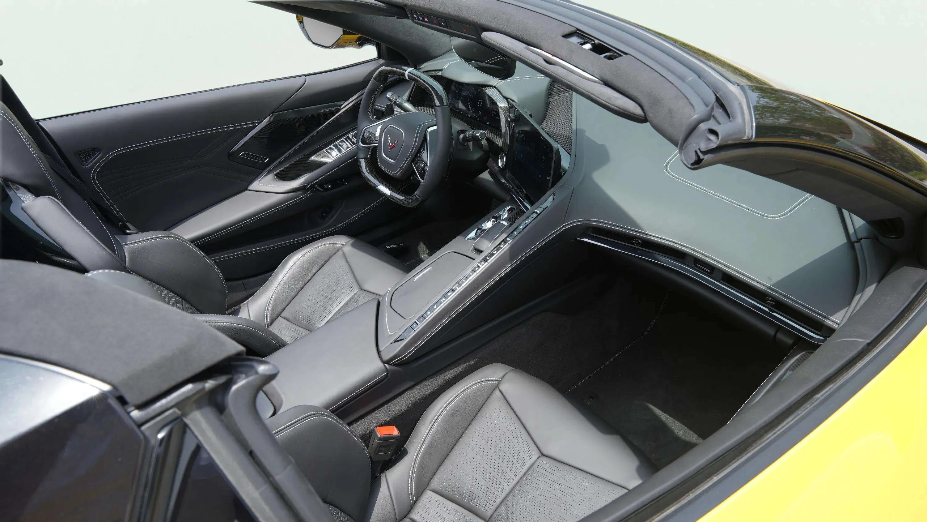 Chevrolet Corvette Z06 2025 Yellow rental in Dubai thumbnail 6